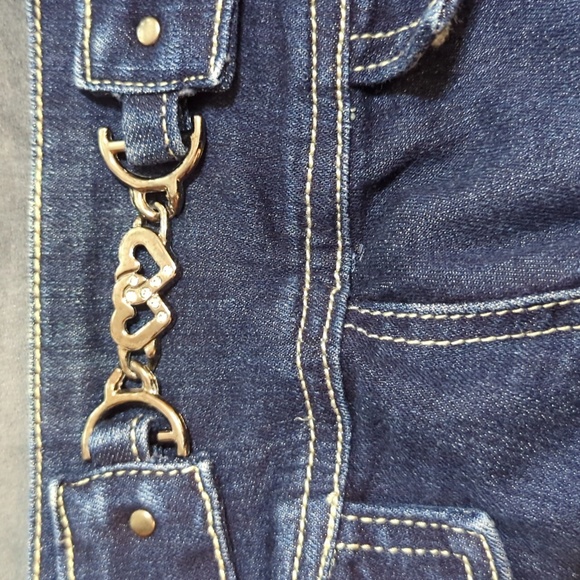 Daniela Tobler Low Rise Dark Wash Jeans, Size 24 - Picture 8 of 8